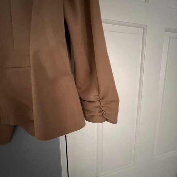 Tan Express Blazer goes great with jeans or black dress pants - Picture 3 of 6